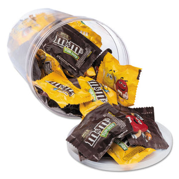 Office Snax® Candy Tubs, Chocolate And Peanut Mandms, 1.75 Lb Resealable Plastic Tub freeshipping - TVN Wholesale